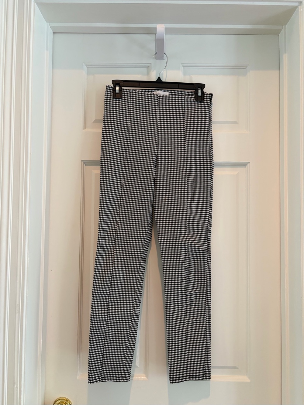 Lovers + Friends Black & White Houndstooth Kids Pants